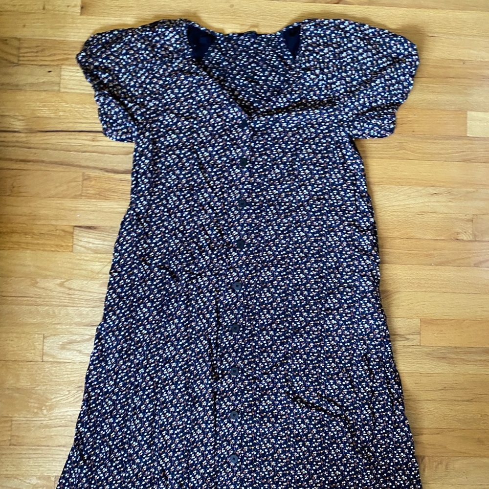 Madewell Floral Midi Dress